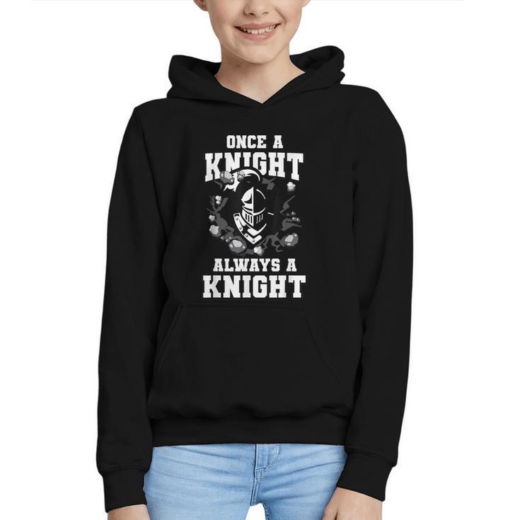 Always A Knight Back To School Spirit Graphic Youth Hoodie