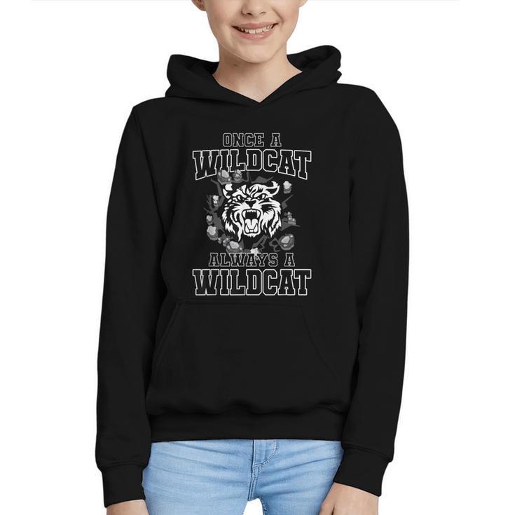 Always A Wildcat Back To School Spirit Graphic Youth Hoodie