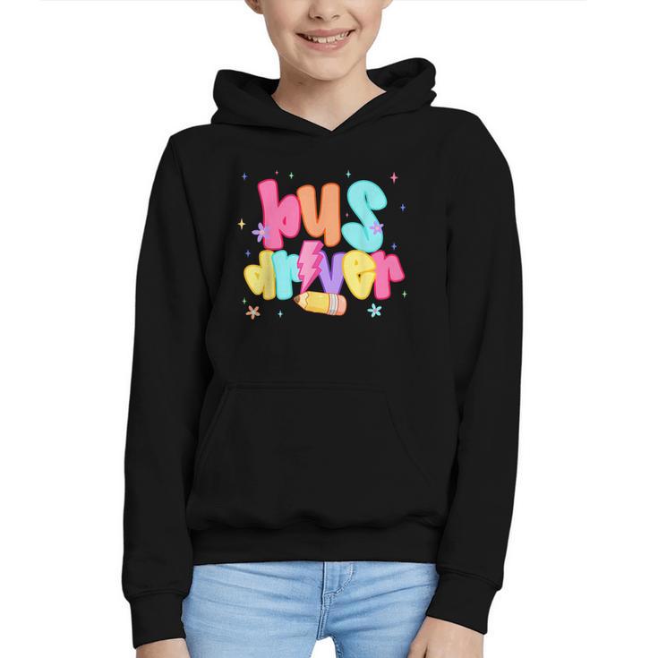 Back To School Bus Driver First Day Men Women Lighting Graphic Youth Hoodie