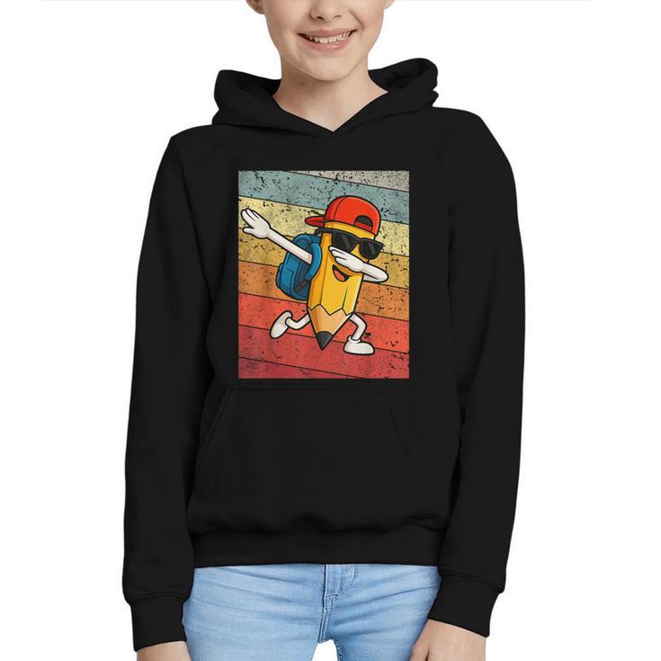 Back To School Dabbing Pencil First Day Boys Kids Graphic Youth Hoodie