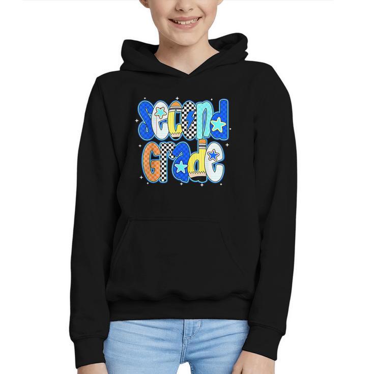 Back To School Hello Second Grade Team 2nd Grade Boy Girl Graphic Youth Hoodie