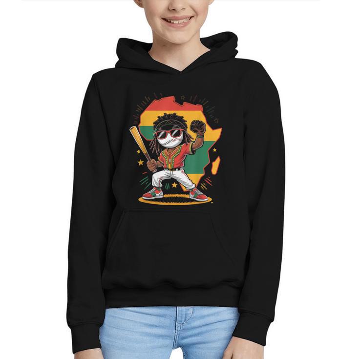 Baseball History Month For Boys Graphic Youth Hoodie