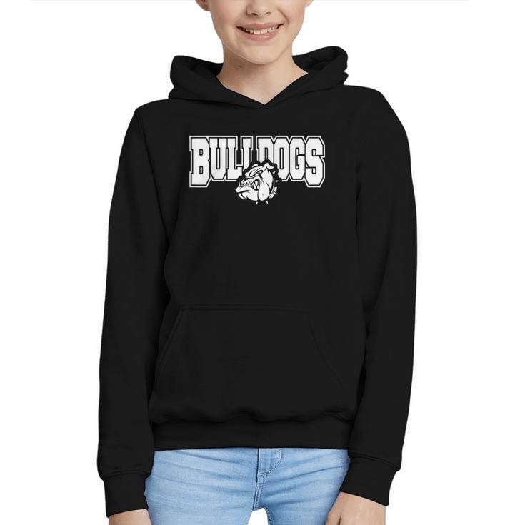 Bulldogs High School Spirit Fan Team Bulldog Back To School Graphic Youth Hoodie