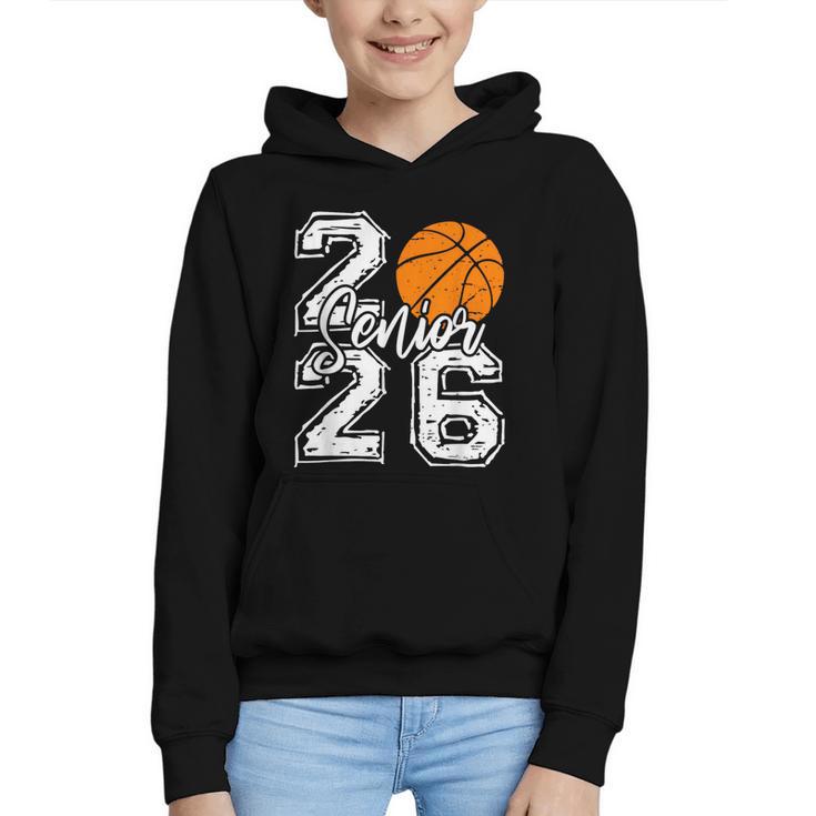 Class Of 2026 Basketball Senior 2026 Back To School Graphic Youth Hoodie