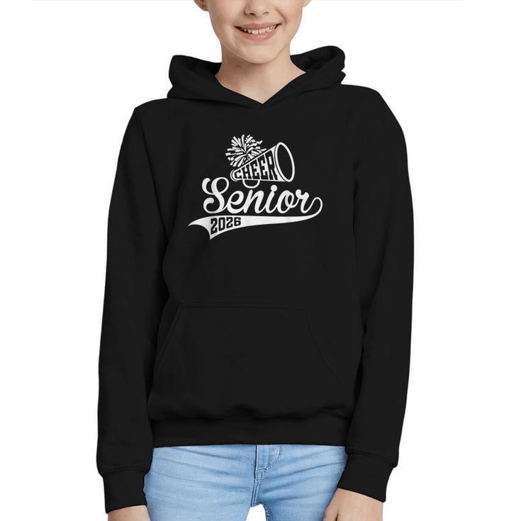Class Of 2026 Senior Year Cheer Back To School Cheerleader Graphic Youth Hoodie