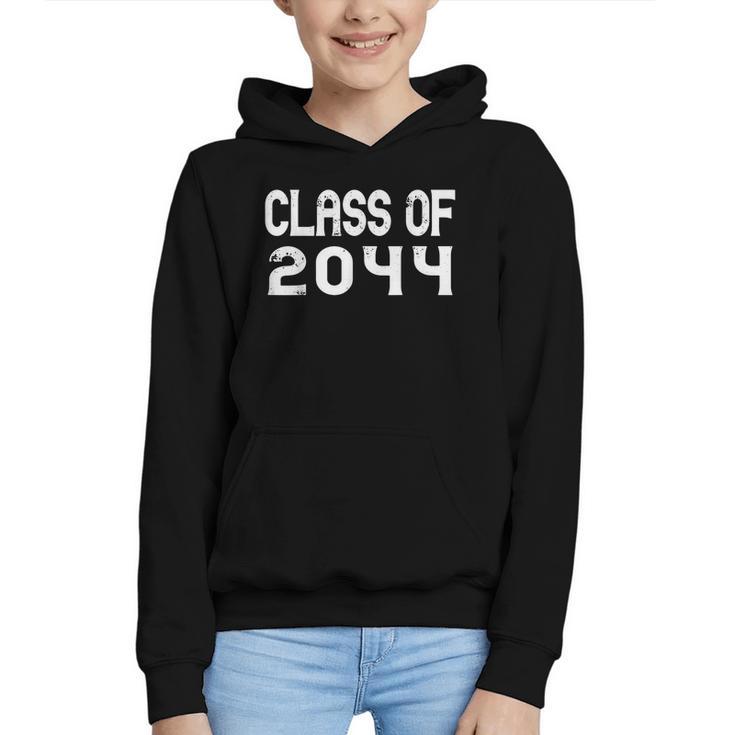 Class Of 2044 Grow With Me Graduation Back To School Graphic Youth Hoodie