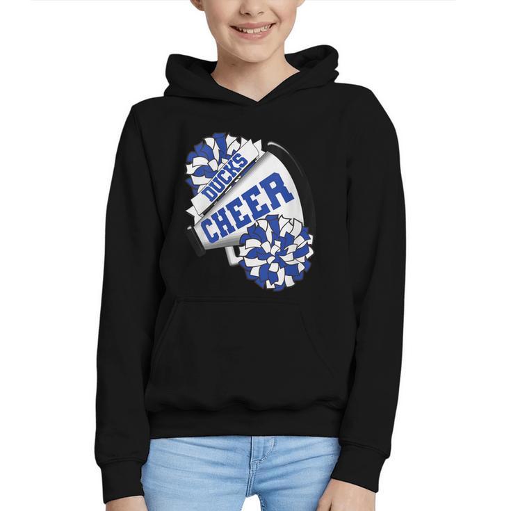 Ducks Cheer Back To School Cheerleading Spirit B Graphic Youth Hoodie