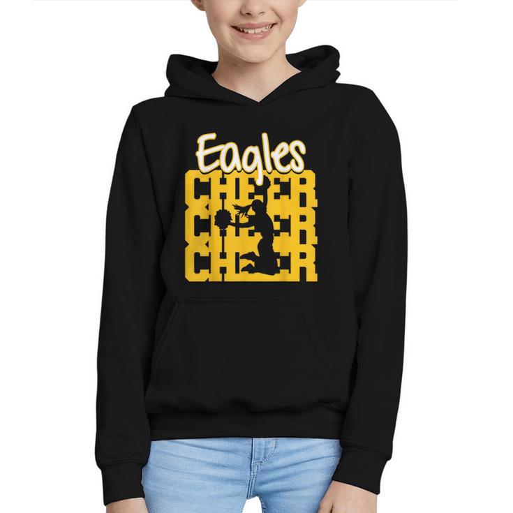 Eagles Cheer Back To School Cheerleading Spirit GY Graphic Youth Hoodie