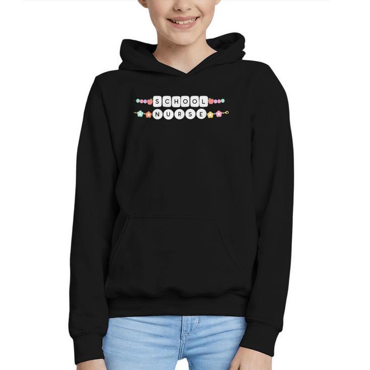 Friendship Bracelet School Nurse Appreciation Back To School Graphic Youth Hoodie