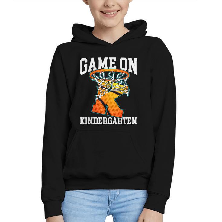 Game On Kindergarten Basketball Back To School Student Boys Graphic Youth Hoodie