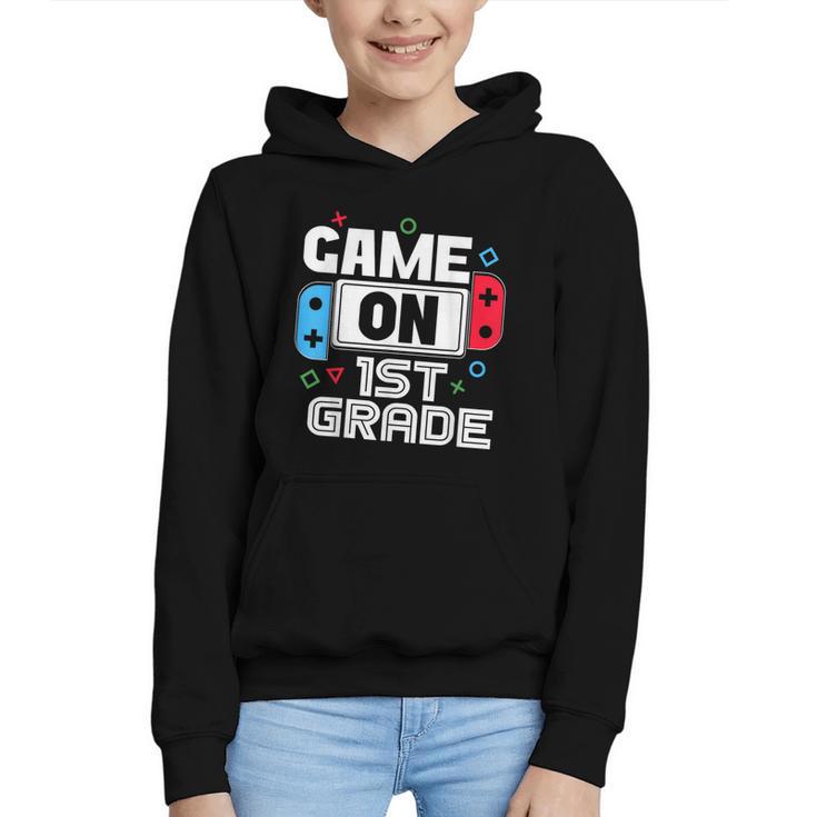 Gamer Back To School Game 1st Grade Kids Boys Graphic Youth Hoodie