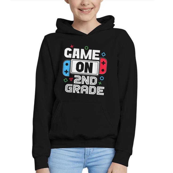 Gamer Back To School Game 2nd Grade Kids Boys Graphic Youth Hoodie