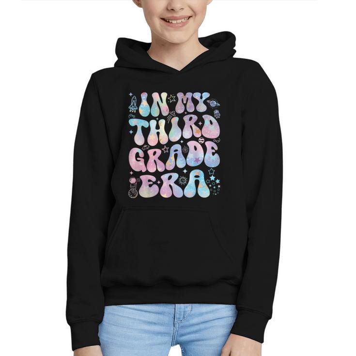 Groovy In My Third Grade Era Tie Dye Kids Boy Back To School Graphic Youth Hoodie