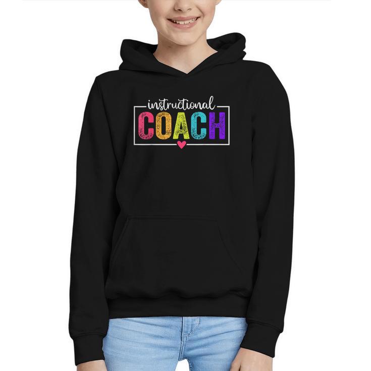 Instructional Coach Appreciation Back To School Graphic Youth Hoodie