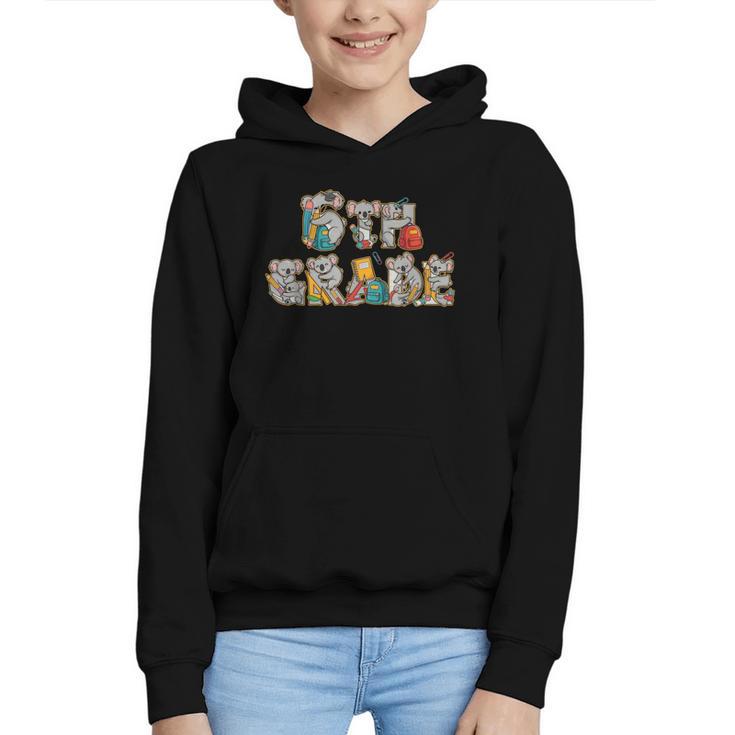 Koala Sixth Grade Back To School Kids Boys Girls Graphic Youth Hoodie