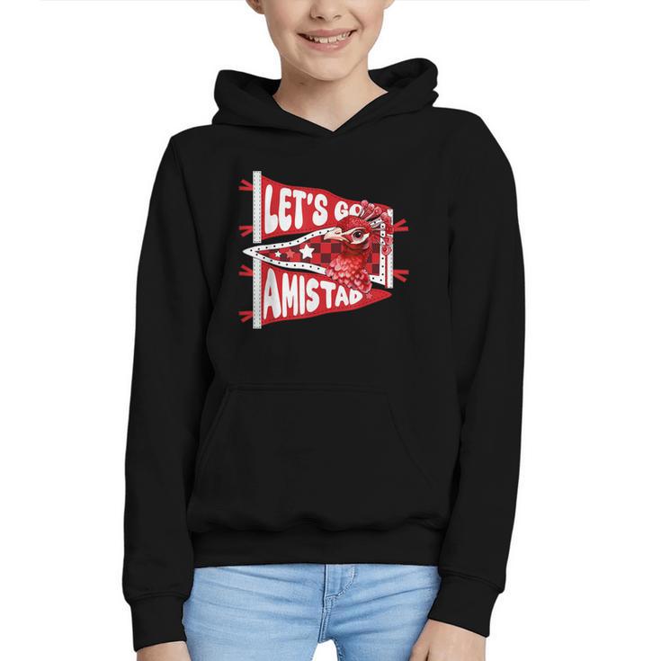 Let's Go Amistad Friendship Back To School Spirit Graphic Youth Hoodie