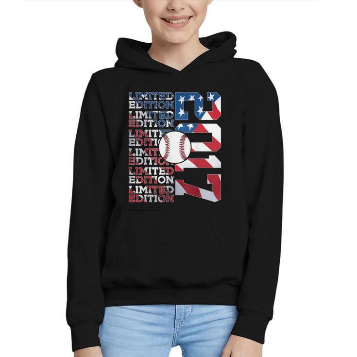Limited Edition 2017 Baseball 9TH Birthday Graphic Youth Hoodie