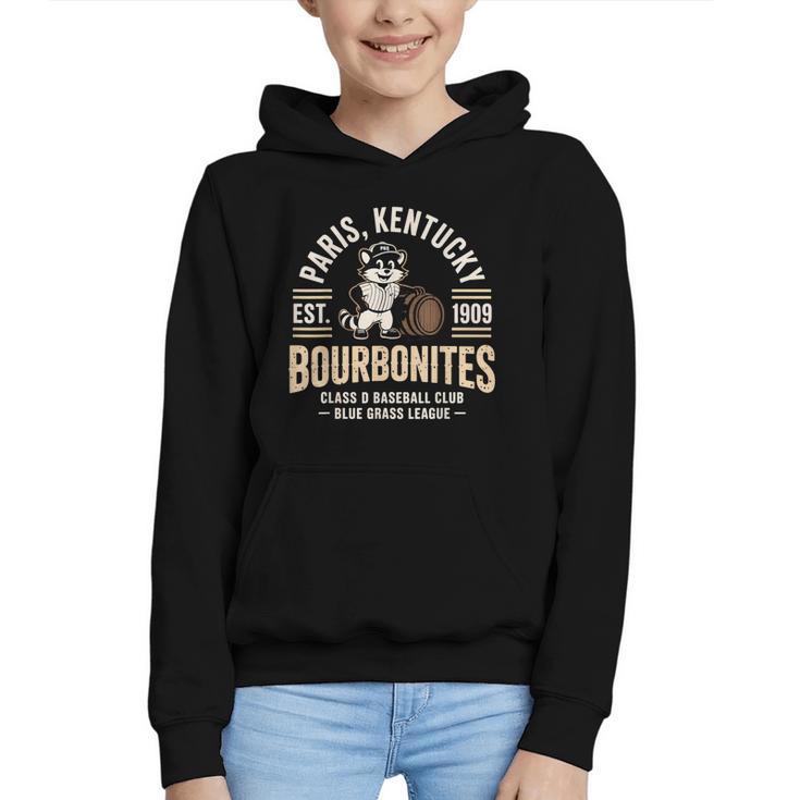 Paris Kentucky Bourbonites Baseball Heritage Graphic Youth Hoodie