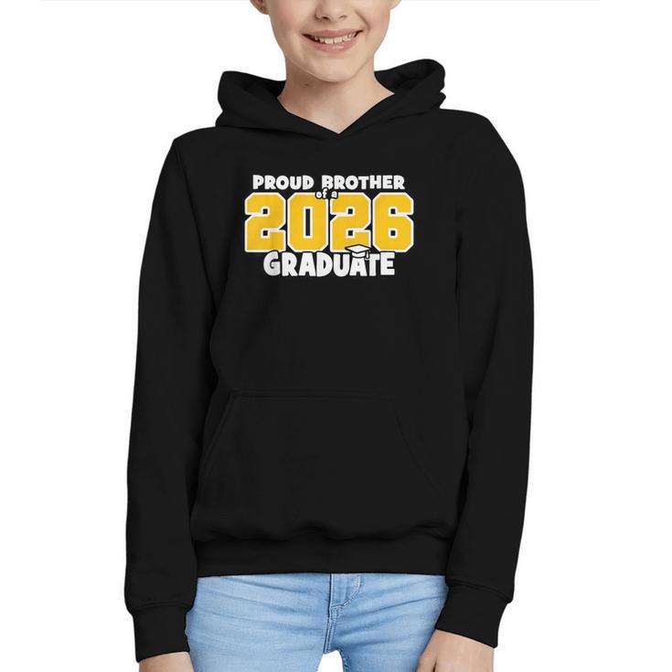 Proud Brother Of 2026 Graduate Matching Back To School GY Graphic Youth Hoodie