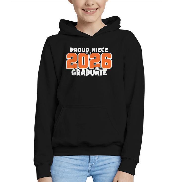 Proud Niece Of 2026 Graduate Matching Back To School O Graphic Youth Hoodie