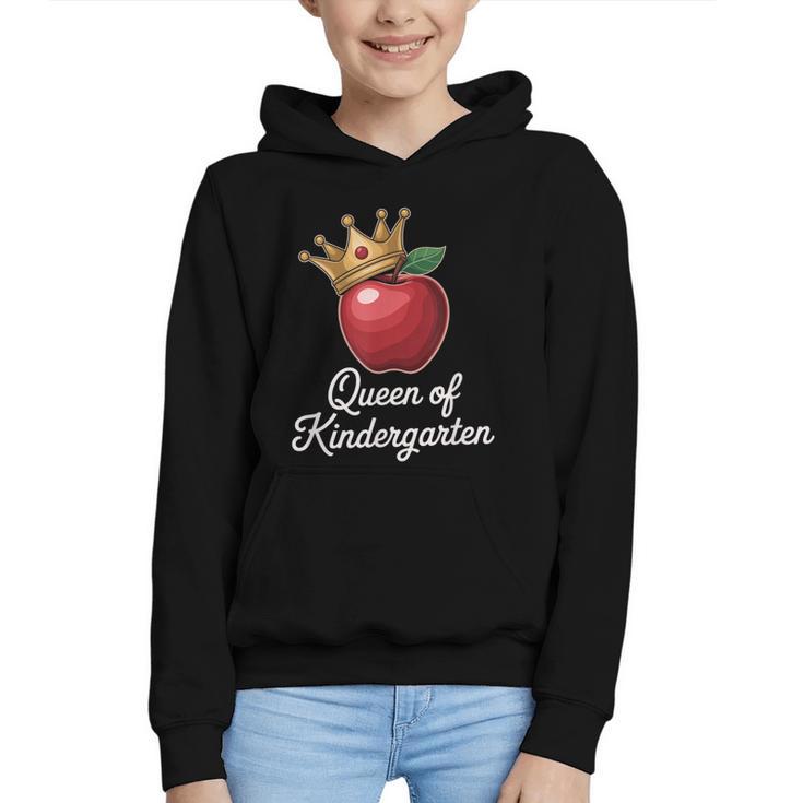 Queen Of Kindergarten Graduation Back To School Girl Graphic Youth Hoodie