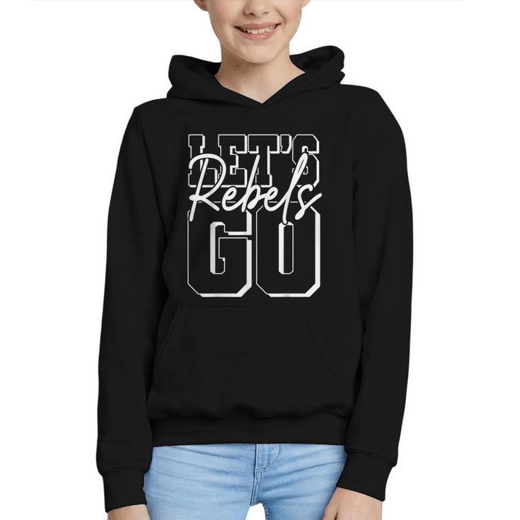 Rebels Back To School Spirit Graphic Youth Hoodie