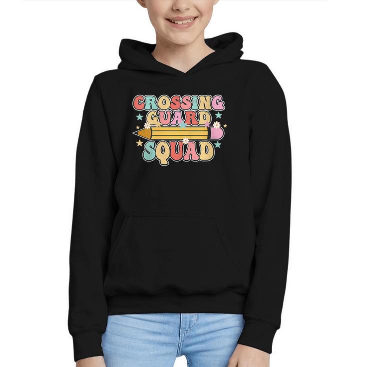 School Crossing Guard Retro Back To School Cool Appreciation Graphic Youth Hoodie