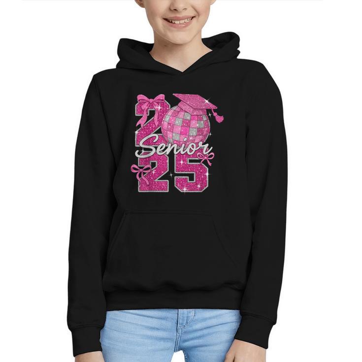 Senior 2025 Class Of 2025 Bows Back To School 2025 Graphic Youth Hoodie