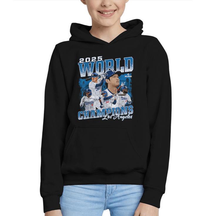 Shohei Ohtani 2025 Los Angeles Baseball Champions MLBPA Graphic Youth Hoodie