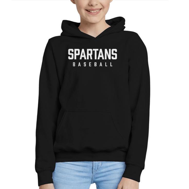 Spartans Baseball Inspired Graphic Youth Hoodie