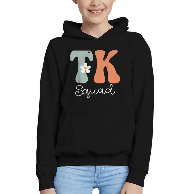 TK Squad Groovy Women Appreciation Day Hello Back To School Graphic Youth Hoodie
