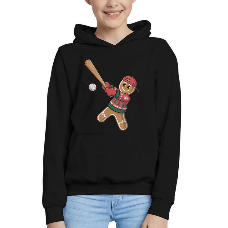 Ugly Christmas Sweater Gingerbread Baseball Toddler Kids Graphic Youth Hoodie Ugly Christmas Sweater Gingerbread Baseball Toddler Kids Graphic Youth Hoodie