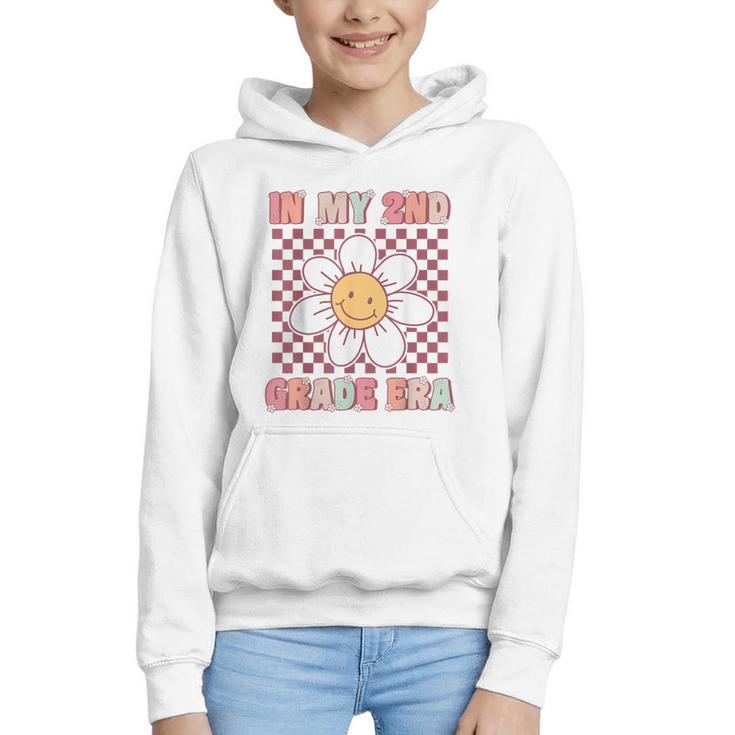 In My 2nd Grade Era Cute Groovy Second Grade Back To School Graphic Youth Hoodie