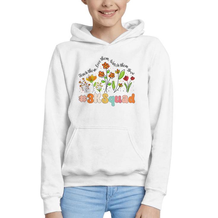 3K Squad Appreciation Week Back To School Graphic Youth Hoodie