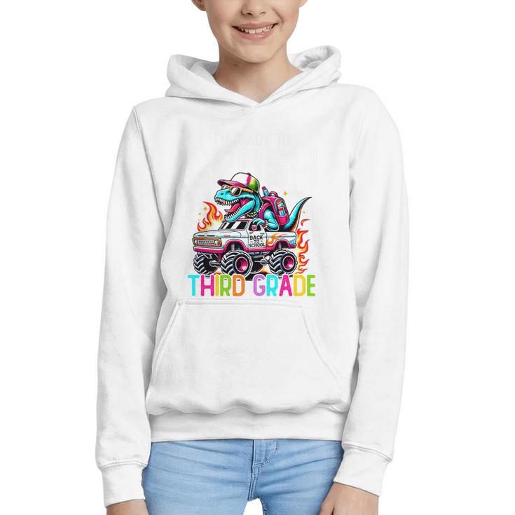 3rd Grade Back To School Kids Ready To Crush Third Grade Premium Tri-Blend Graphic Youth Hoodie