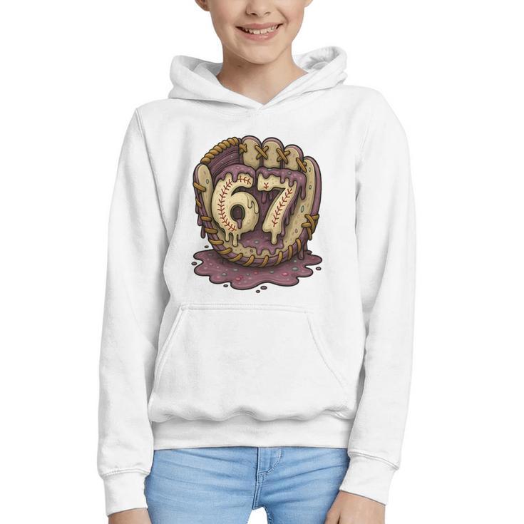 67 Ice Cream Drip Six Seven Baseball Premium Tri-Blend Graphic Youth Hoodie