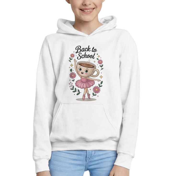 Ballerina Cappuccina Girls Italian Brainrot Back To School Graphic Youth Hoodie