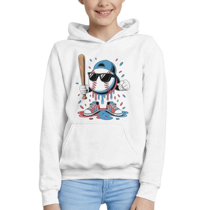 Baseball Lifestyle Apparel Youth Baseball Ice Cream Drip Graphic Youth Hoodie