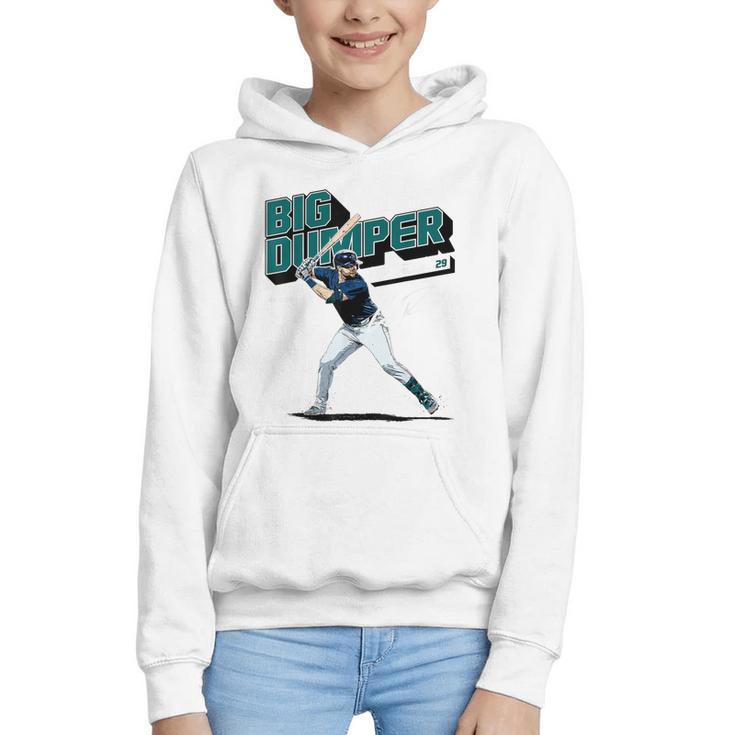 Cal Raleigh Seattle MLB Baseball Players MLBCRA205M Graphic Youth Hoodie