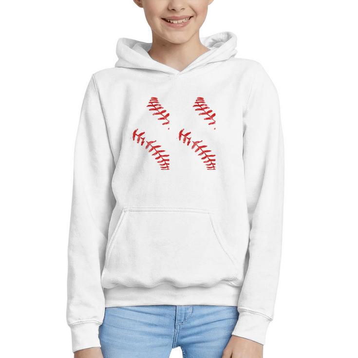 Distressed Baseball Number 44 Jersey Uniform Player Fan Graphic Youth Hoodie
