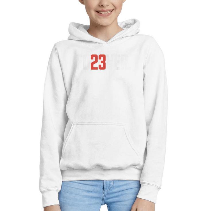 FO23VER Trendy Number 23 Baseball Team Sport For Women Men Graphic Youth Hoodie