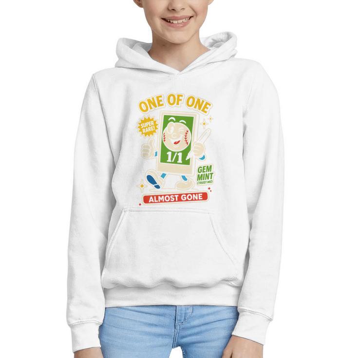 Hobby Trading Card Parody Humor 11 Baseball Cards Collector Premium Graphic Youth Hoodie