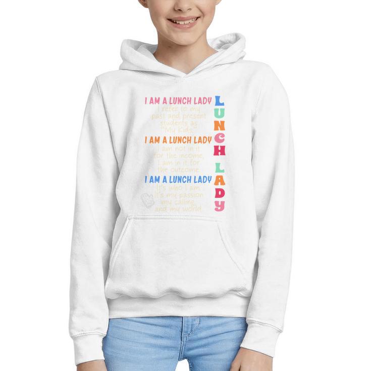 I'm A Lunch Lady Back To School Cafeteria Worker Squad Graphic Youth Hoodie