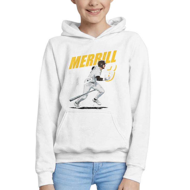 Jackson Merrill San Diego MLB Baseball Player MLBJME204M Graphic Youth Hoodie