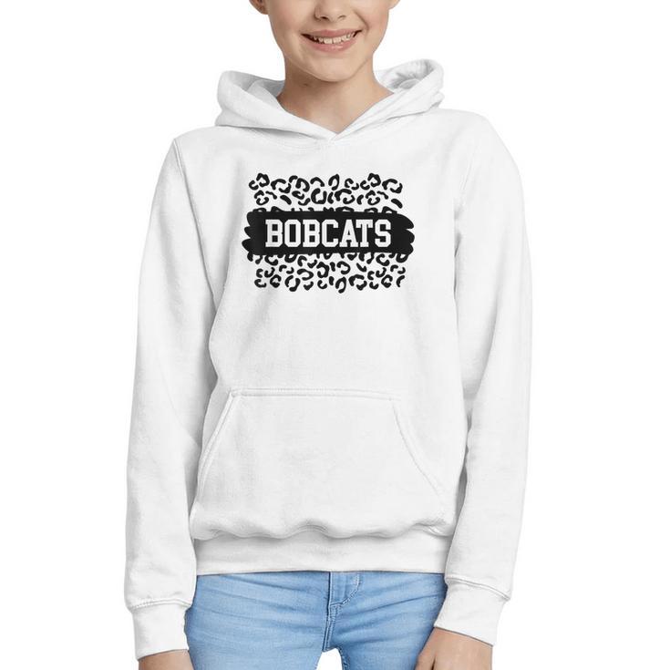 Leopard Bobcats School Spirit Fan Team Back To School Graphic Youth Hoodie