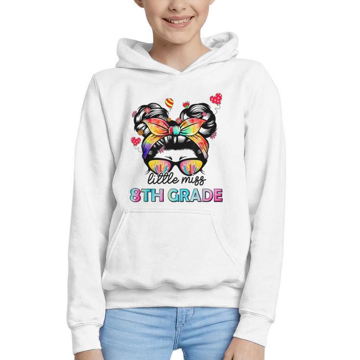 Little Miss Eighth Grade Back To School 8th Grade Girls Graphic Youth Hoodie