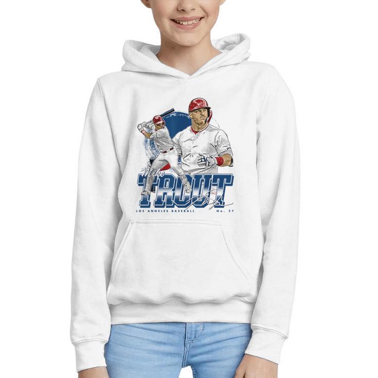 Mike Trout Los Angeles A MLB Baseball Players MLBMTR302N Graphic Youth Hoodie