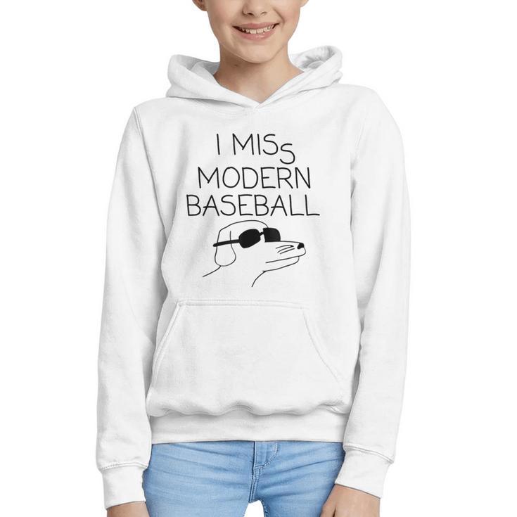 I Miss Modern Baseball Vintage Baseball Meme Tee Graphic Youth Hoodie