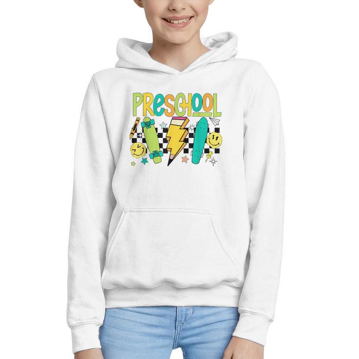 Preschool Skateboard Back To School Boy Girl Kid Graphic Youth Hoodie