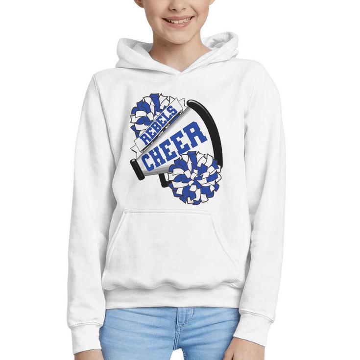 Rebels Cheer Back To School Cheerleading Spirit B Premium Tri-Blend Graphic Youth Hoodie